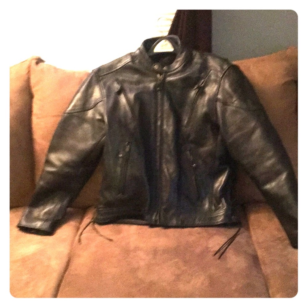 Real Leather Moto jacket